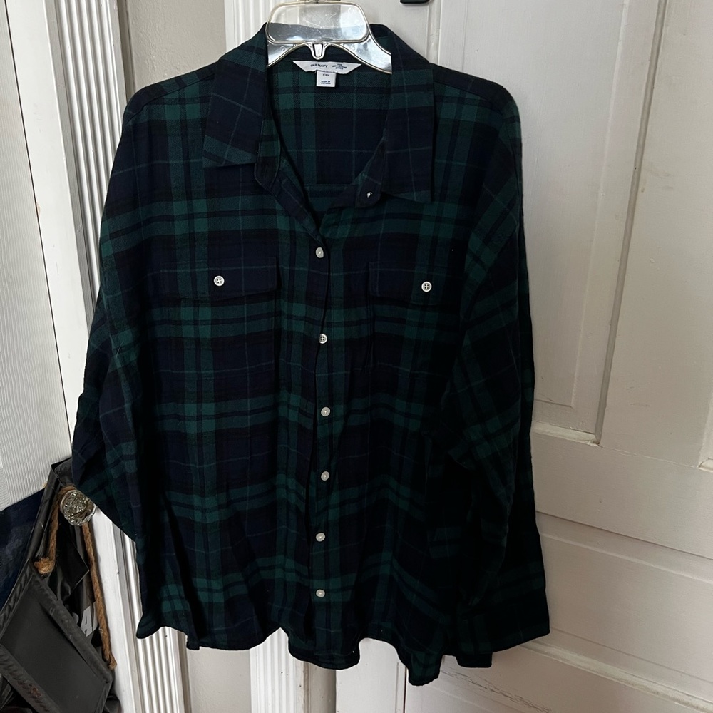 Old Navy plaid flannel
